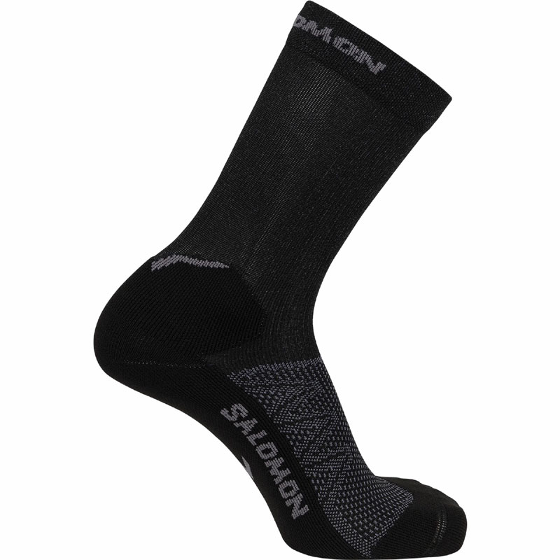 SALOMON Speedcross Crew Socks deep black/magnet